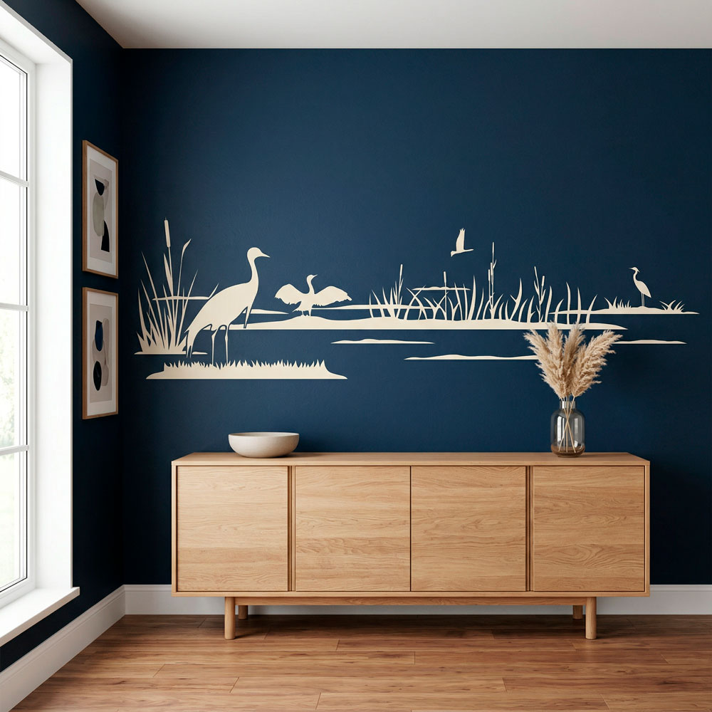 Wall Stickers: Ducks on the lake
