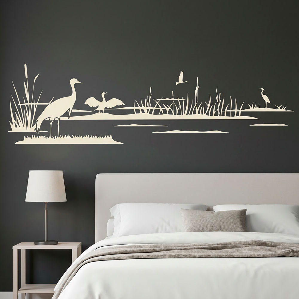 Wall Stickers: Ducks on the lake
