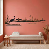 Wall Stickers: Ducks on the lake 14