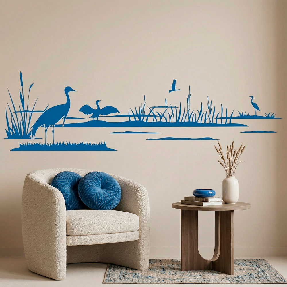 Wall Stickers: Ducks on the lake