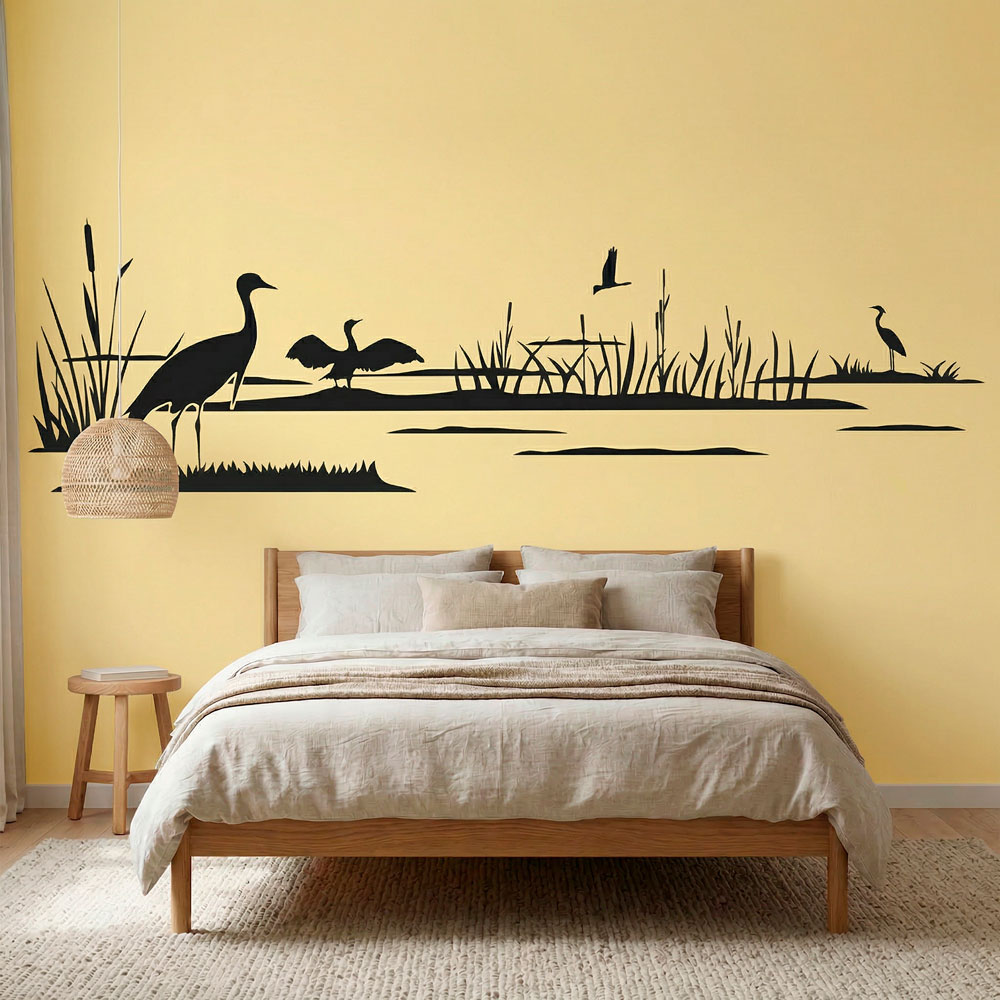 Wall Stickers: Ducks on the lake
