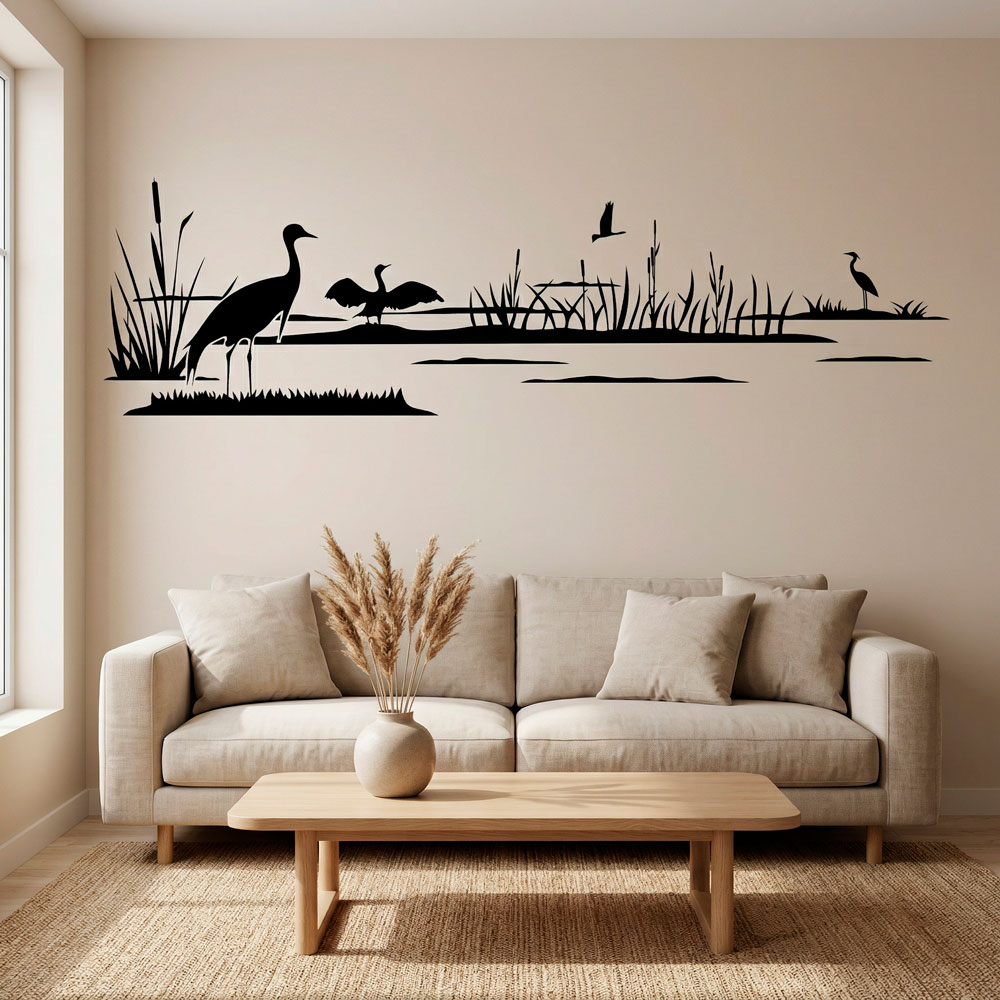 Wall Stickers: Ducks on the lake