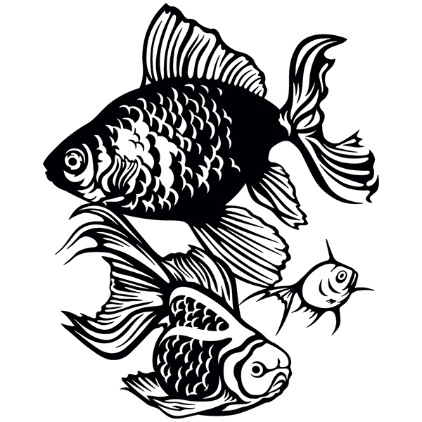 Wall Stickers: Oriental fish