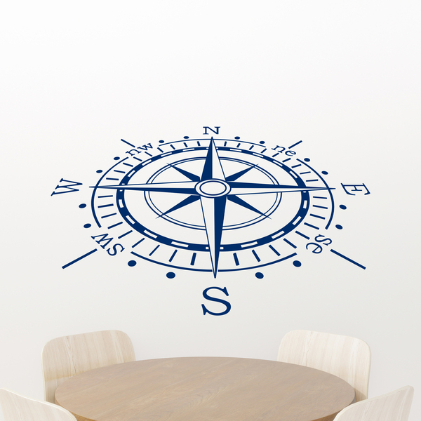 Wall Stickers: Compass rose