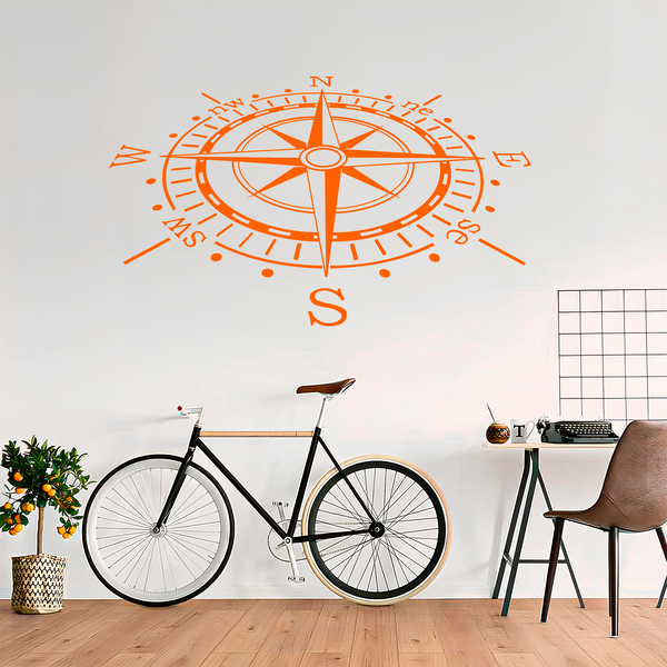 Wall Stickers: Compass rose