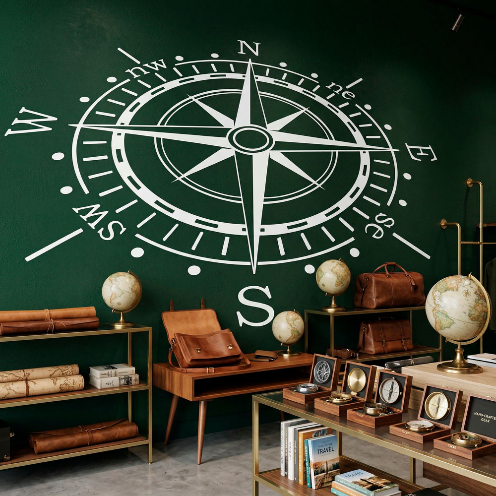 Wall Stickers: Compass Rose