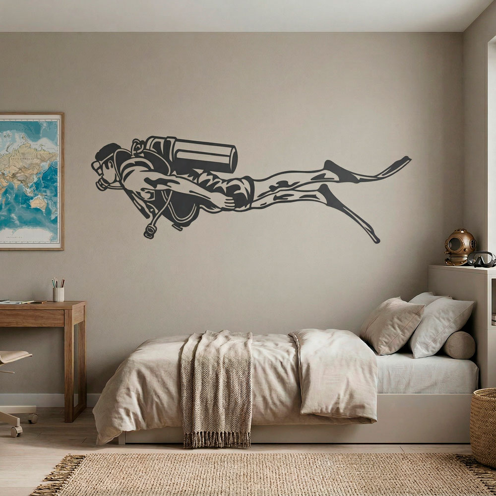 Diver with Full Gear 12