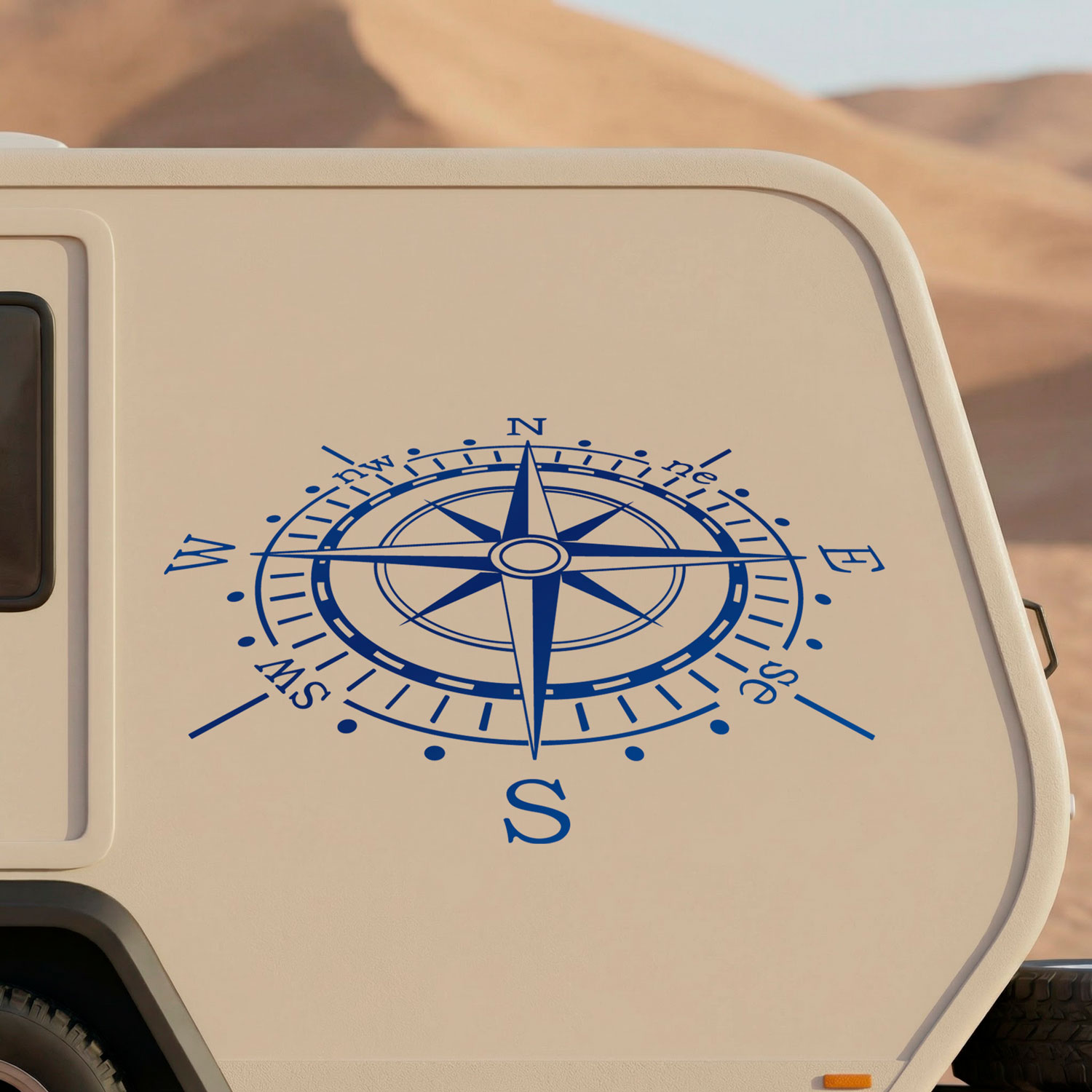 Camper van decals: Nautical Rose