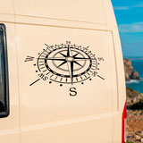 Camper van decals: Nautical Rose 4