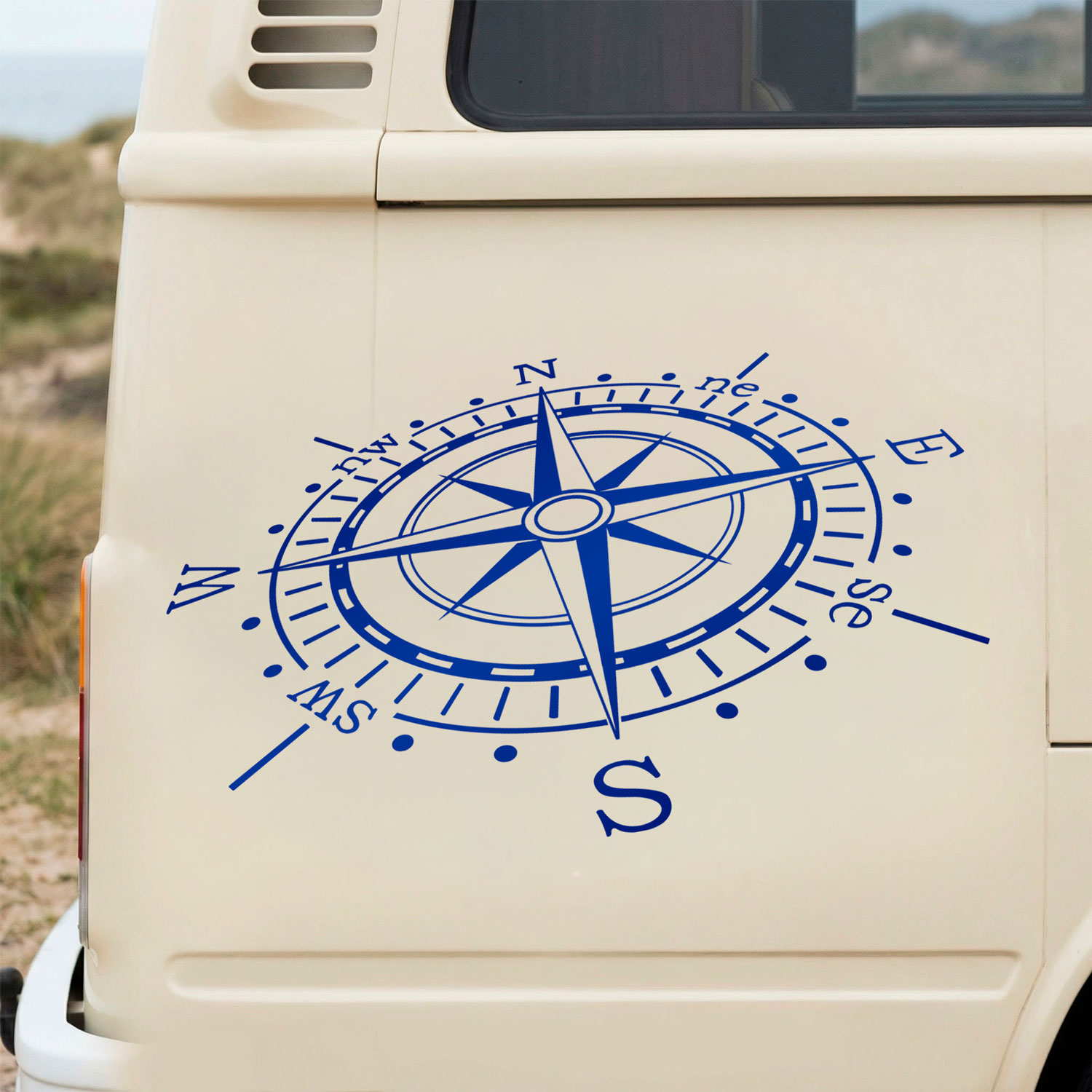 Camper van decals: Nautical Rose