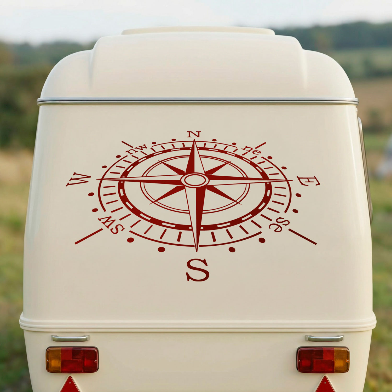Camper van decals: Nautical Rose
