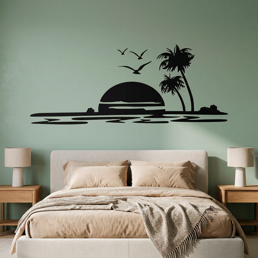 Wall Stickers: Sunset in paradise