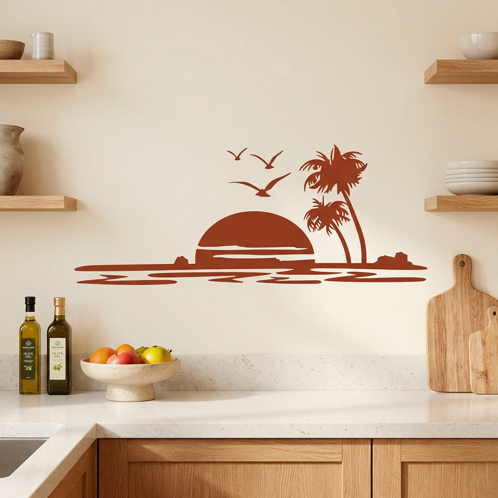 Wall Stickers: Sunset in paradise