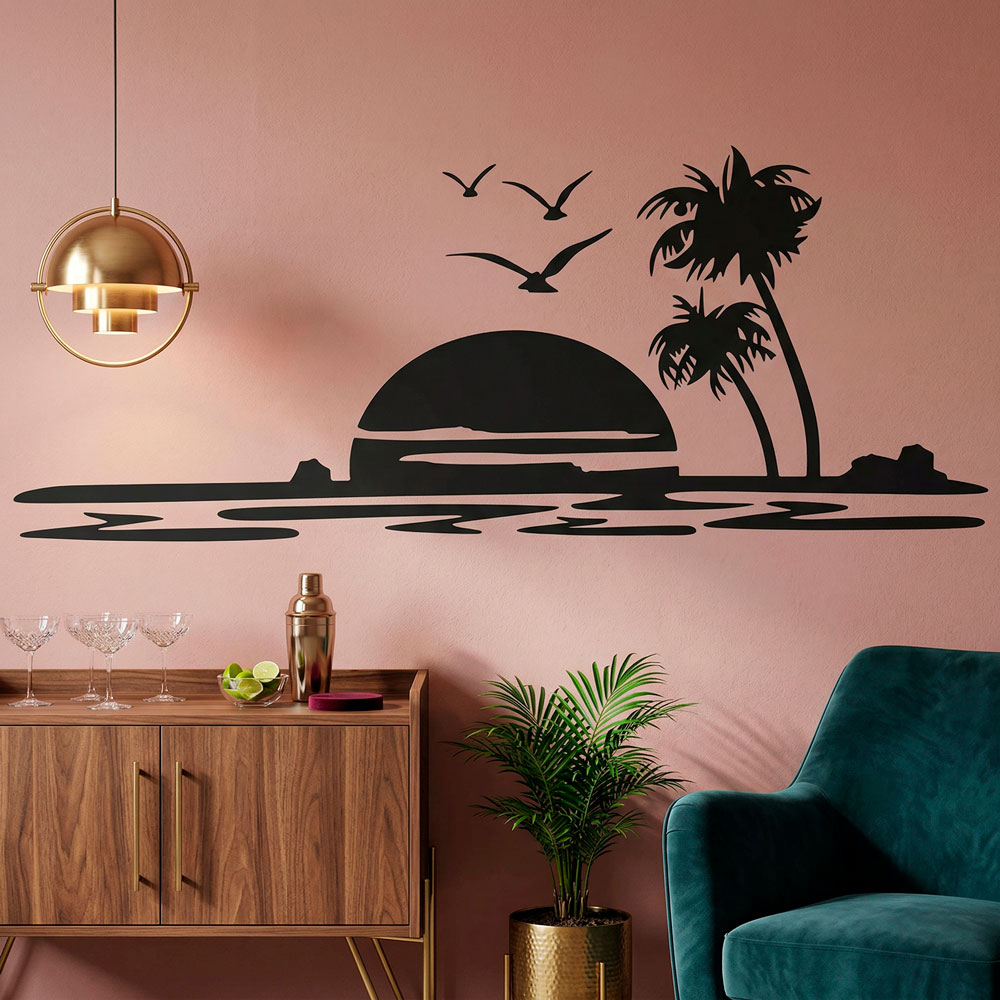 Wall Stickers: Sunset in paradise