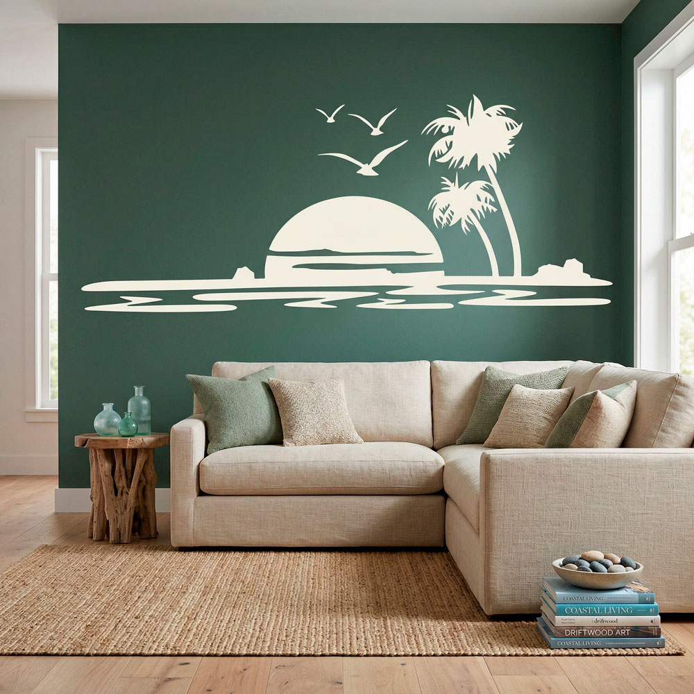 Wall Stickers: Sunset in paradise