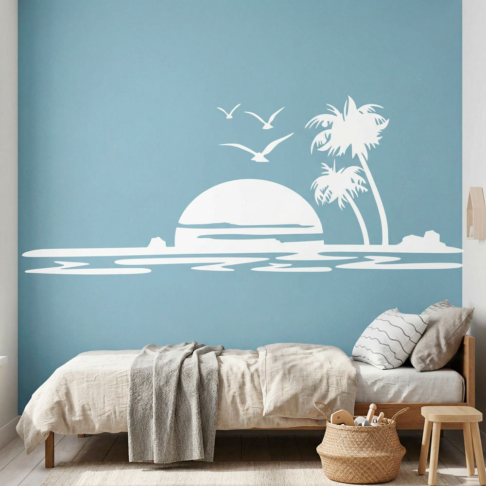 Wall Stickers: Sunset in paradise