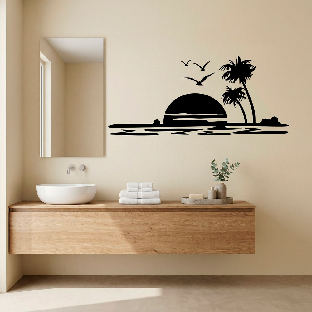 Wall Stickers: Sunset in paradise