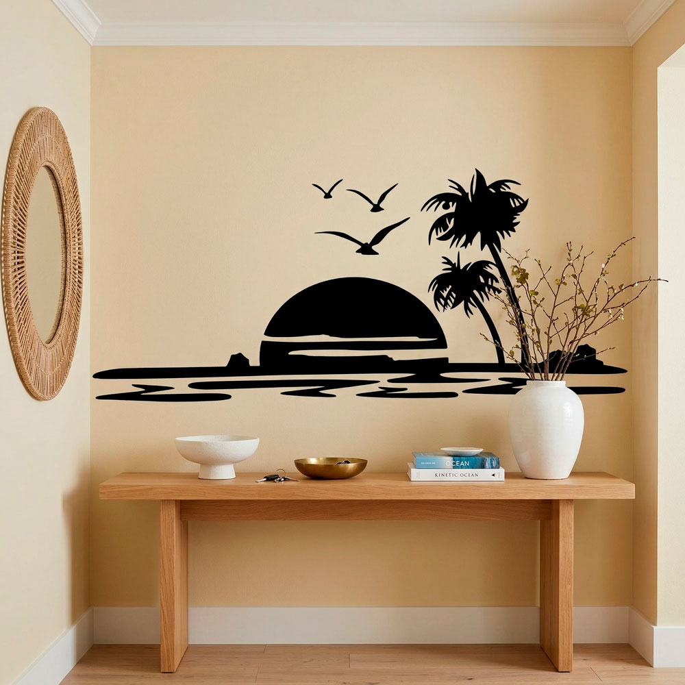 Wall Stickers: Sunset in paradise