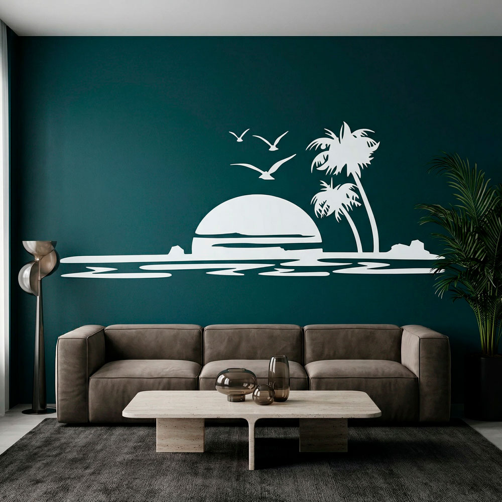 Wall Stickers: Sunset in paradise
