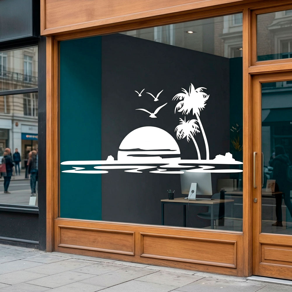 Wall Stickers: Sunset in paradise