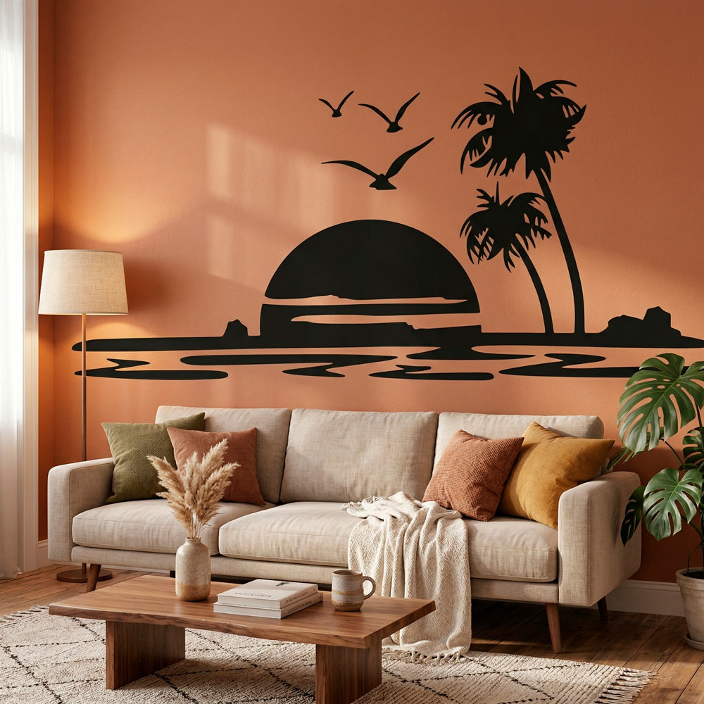 Wall Stickers: Sunset in paradise