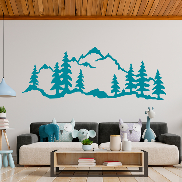 Wall Stickers: Mountain Forest