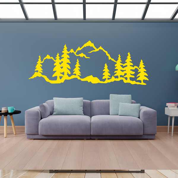 Wall Stickers: Mountain Forest