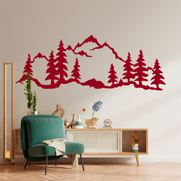 Wall Stickers: Mountain Forest