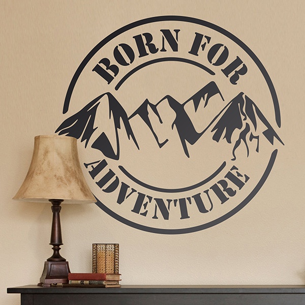 Wall Stickers: Born for Adventure 0