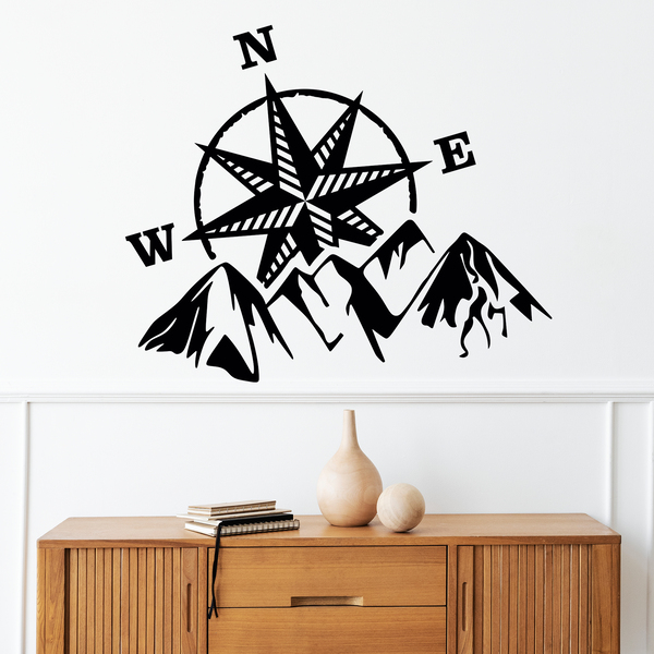 Wall Stickers: Adventure rose of the winds