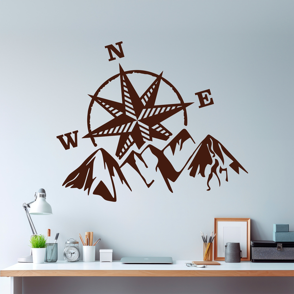 Wall Stickers: Adventure rose of the winds