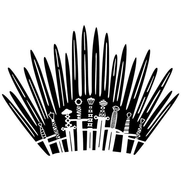 Wall Stickers: Iron Throne from Game of Thrones
