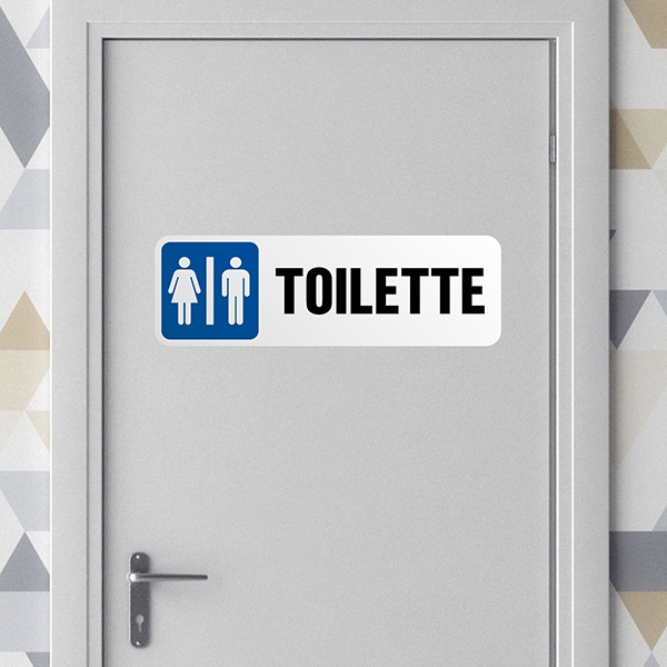 Wall Stickers: Signal - Toilette