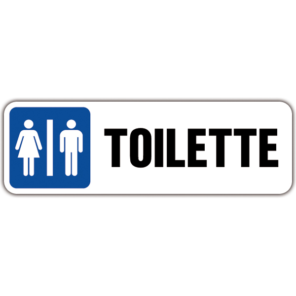 Wall Stickers: Signal - Toilette