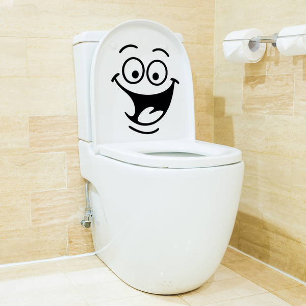 Wall Stickers: Laughter WC