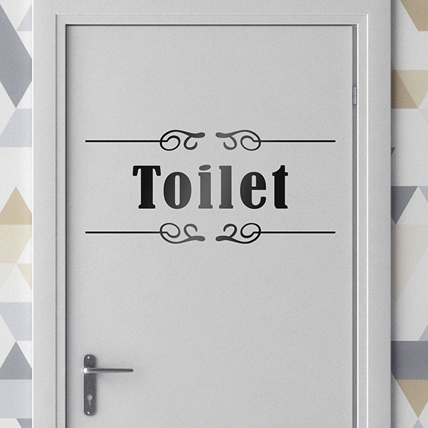 Wall Stickers: Signaling - Toilet