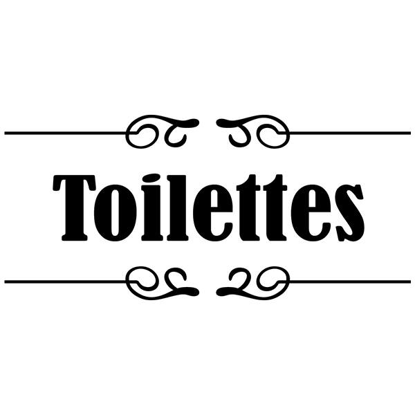 Wall Stickers: Signaling - Toilettes