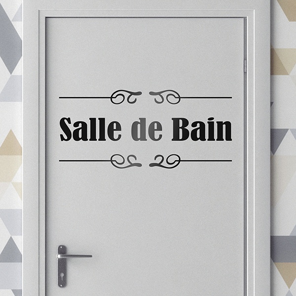 Wall Stickers: Signaling - Salle de Bain