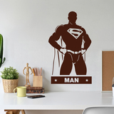 Wall Stickers: WC SuperMan 4