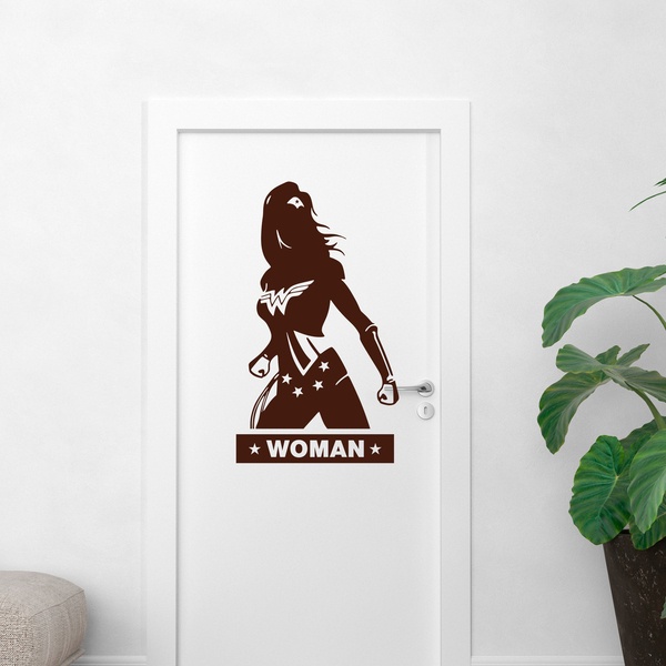 Wall Stickers: WC WonderWoman