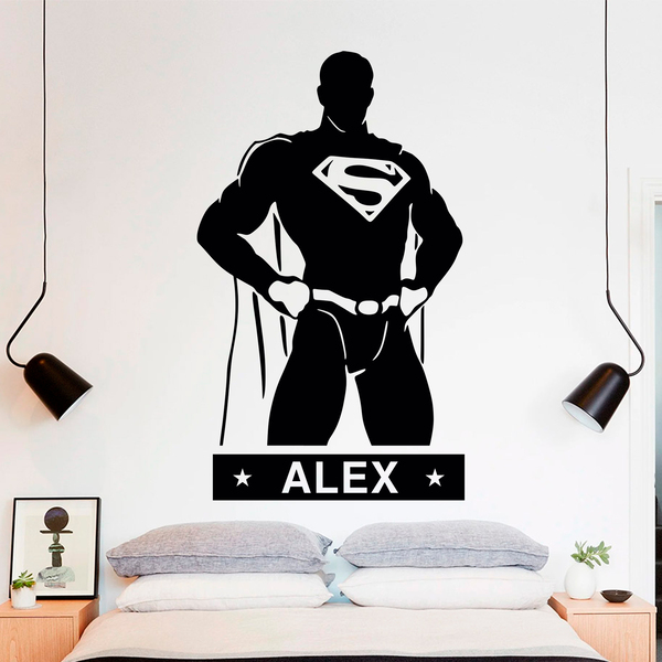 Stickers for Kids: SuperMan personalized