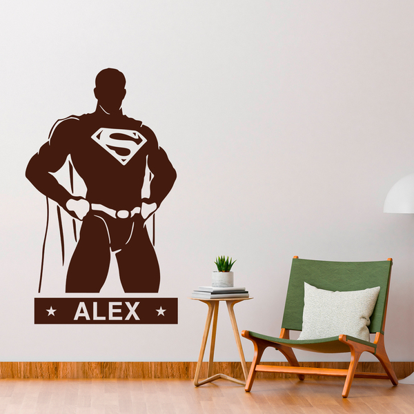 Stickers for Kids: SuperMan personalized