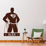 Stickers for Kids: SuperMan personalized 4