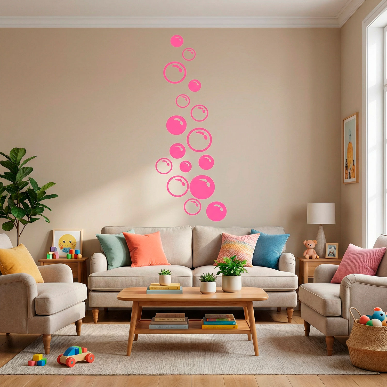 Wall Stickers: Soap bubbles