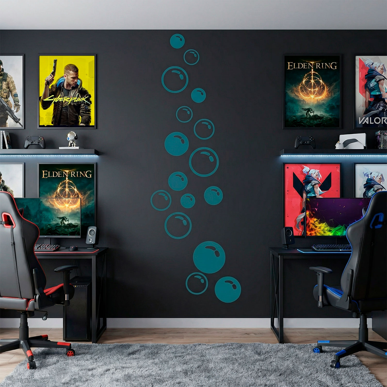 Wall Stickers: Soap bubbles