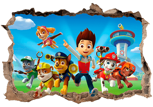 Wall Stickers: Paw Patrol Hole in the Wall Sticker