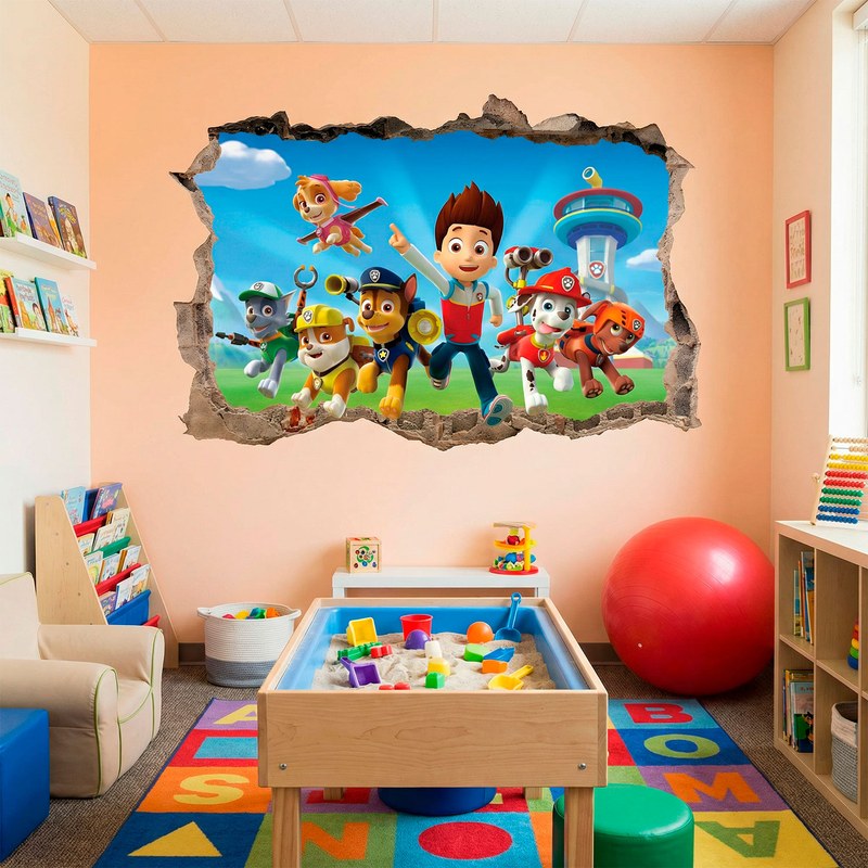 Paw Patrol Hole in the Wall Sticker 15