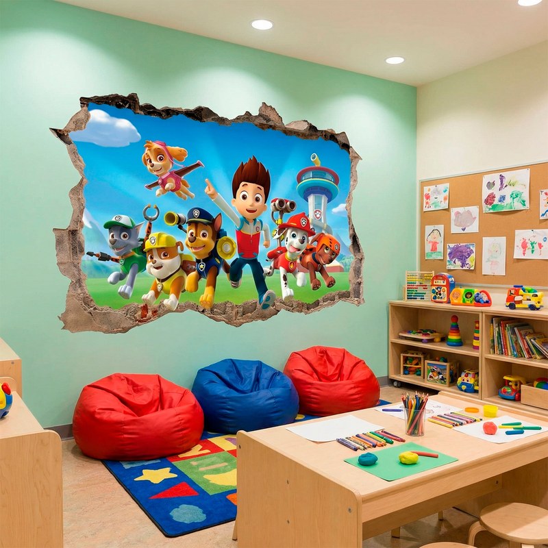 Paw Patrol Hole in the Wall Sticker 17