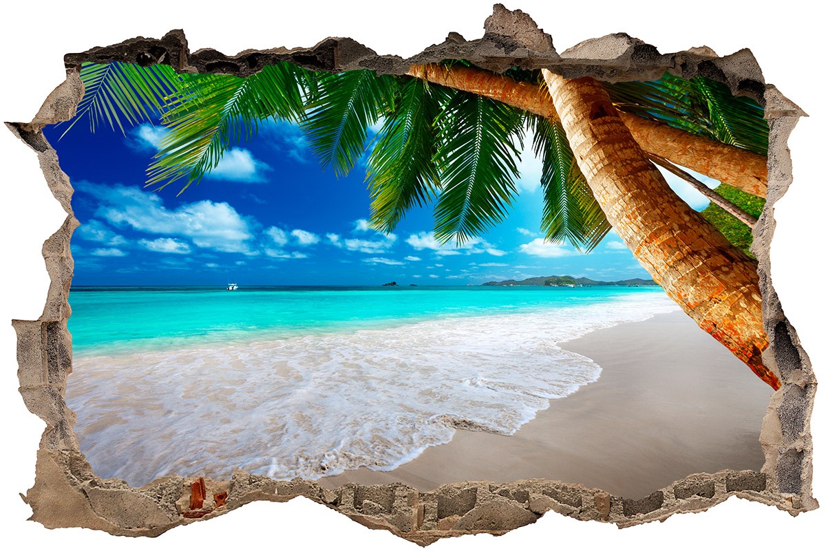 Wall Stickers: Hole Caribbean Beach