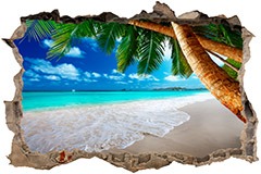 Wall Stickers: Hole Caribbean Beach 3